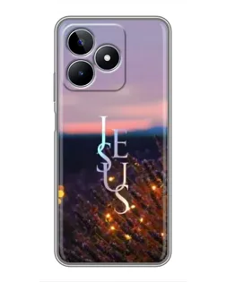 Чехол для Realme C53 с картинкой «Свет Божий ночью»