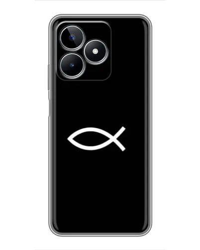 Чехол для Realme C53 с картинкой «Символ рыбы Jesus» Чехол для Realme C53 с картинкой «Символ рыбы Jesus»