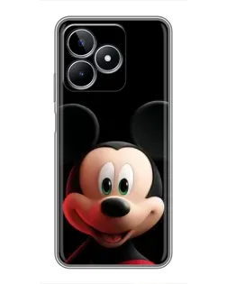 Чехол для Realme C53 с картинкой «Улыбающийся Микки Маус»