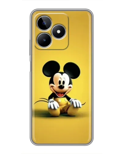 Чехол для Realme C53 с картинкой «Микки на желтом»