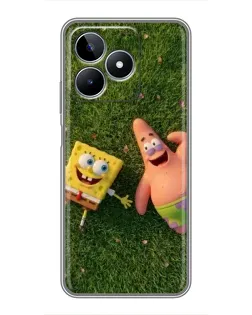 Чохол для Realme C53 з картинкою «Друзі на галявині»