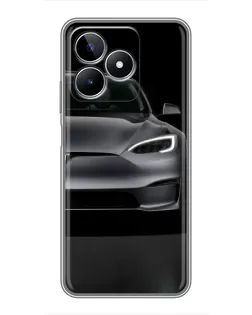 Чехол для Realme C53 с картинкой «Tesla Model S Look» Чехол для Realme C53 с картинкой «Tesla Model S Look»
