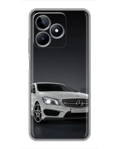 Чехол для Realme C53 с картинкой «Mercedes AMG GT Silver»