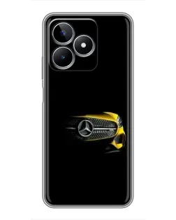 Чехол для Realme C53 с картинкой «Mercedes — ретро стиль»