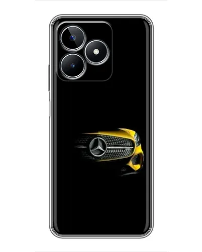 Чехол для Realme C53 с картинкой «Mercedes — ретро стиль»