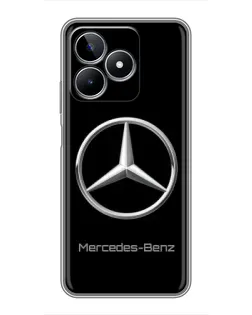 Чехол для Realme C53 с картинкой «Mercedes Silver Logo»