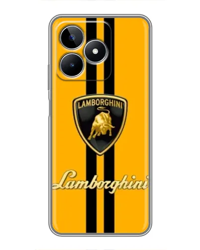 Чехол для Realme C53 с картинкой «Lamborghini Stripe желтый» Чехол для Realme C53 с картинкой «Lamborghini Stripe желтый»
