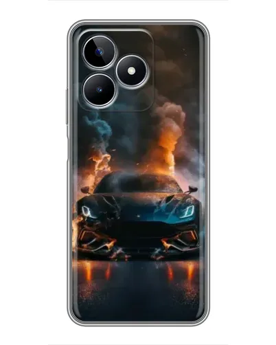 Чехол для Realme C53 с картинкой «Lamborghini дымная эстетика» Чехол для Realme C53 с картинкой «Lamborghini дымная эстетика»