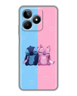 Чехол для Realme C53 с картинкой «Stitch и Angel Love» Чехол для Realme C53 с картинкой «Stitch и Angel Love»