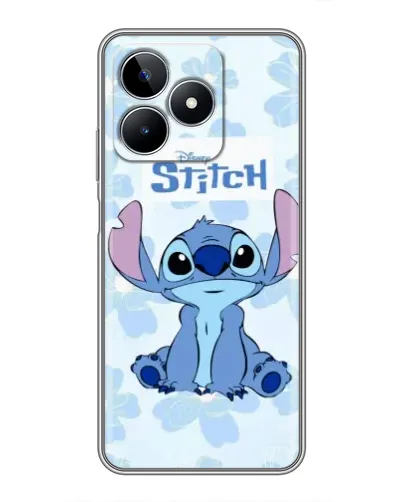Чехол для Realme C53 с картинкой «Stitch среди цветов» Чехол для Realme C53 с картинкой «Stitch среди цветов»