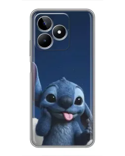 Чехол для Realme C53 с картинкой «Стич в облаках» Чехол для Realme C53 с картинкой «Стич в облаках»