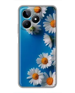 Чехол для Realme C53 с картинкой «Белоснежные маргаритки»