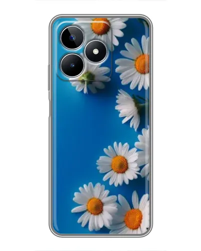 Чехол для Realme C53 с картинкой «Белоснежные маргаритки»