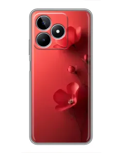 Чехол для Realme C53 с картинкой «Маковые соцветия»