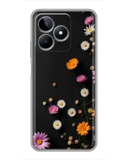 Чехол для Realme C53 с картинкой «Цветочная композиция»