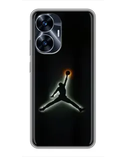 Чохол для Realme C55 з картинкою «Jordan Gradient Logo» Чохол для Realme C55 з картинкою «Jordan Gradient Logo»