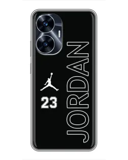 Чехол для Realme C55 с картинкой «Jordan Vertical»