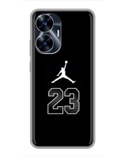 Чехол для Realme C55 с картинкой «Jordan Flight 23»