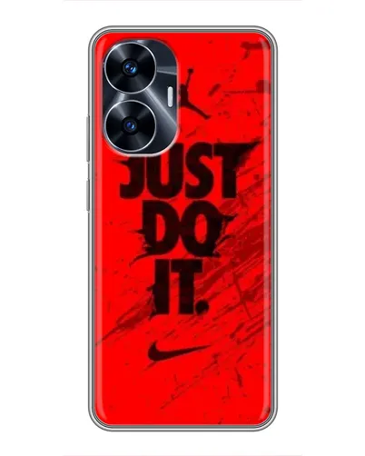 Чехол для Realme C55 с картинкой «Nike Just Do It»