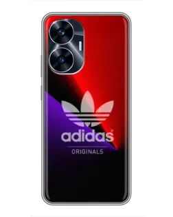 Чехол для Realme C55 с картинкой «Adidas Red Neon» Чехол для Realme C55 с картинкой «Adidas Red Neon»