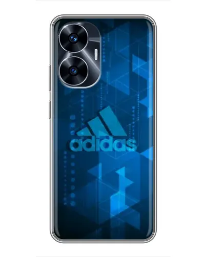 Чехол для Realme C55 с картинкой «Adidas Sport Art»