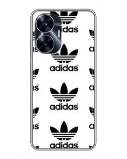 Чехол для Realme C55 с картинкой «Adidas Pattern»
