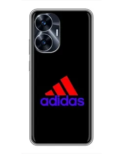 Чехол для Realme C55 с картинкой «Классический Adidas»