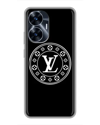 Чехол для Realme C55 с картинкой «LV — печать стиля»