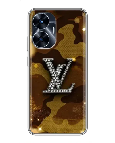 Чехол для Realme C55 с картинкой «Камуфляжный Louis Vuitton»