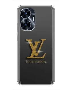 Чехол для Realme C55 с картинкой «Градиент Louis Vuitton»