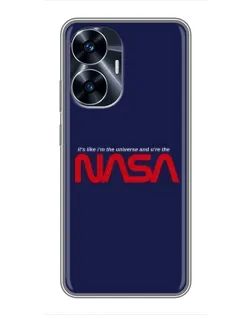 Чехол для Realme C55 с картинкой «NASA — глубокий космос»
