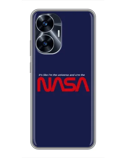 Чехол для Realme C55 с картинкой «NASA — глубокий космос»