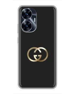 Чехол для Realme C55 с картинкой «Минимализм Gucci»