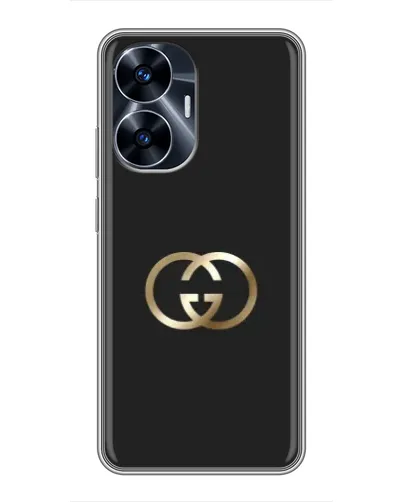 Чехол для Realme C55 с картинкой «Минимализм Gucci»