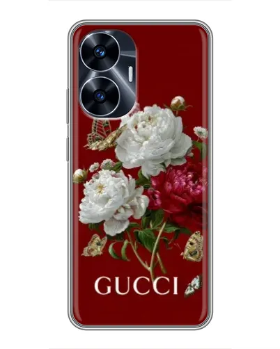 Чехол для Realme C55 с картинкой «Gucci —  сад»
