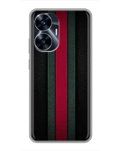 Чехол для Realme C55 с картинкой «Gucci — неоновая линия»