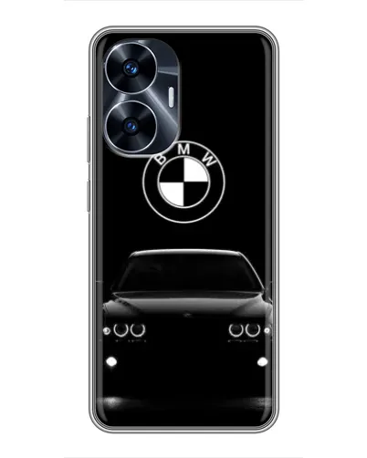 Чехол для Realme C55 с картинкой «BMW — взгляд из темноты»