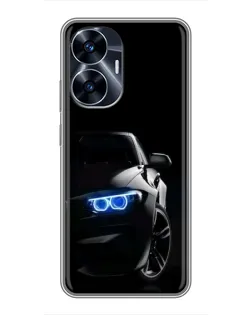 Чохол для Realme C55 з картинкою «BMW — нічний погляд» Чохол для Realme C55 з картинкою «BMW — нічний погляд»