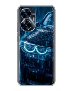 Чохол для Realme C55 з картинкою «BMW під дощем» Чохол для Realme C55 з картинкою «BMW під дощем»
