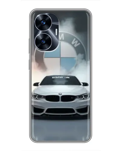 Чехол для Realme C55 с картинкой «BMW в белом дыму» Чехол для Realme C55 с картинкой «BMW в белом дыму»