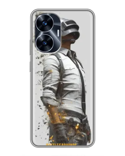 Чехол для Realme C55 с картинкой «PUBG — боец в пыли» Чехол для Realme C55 с картинкой «PUBG — боец в пыли»