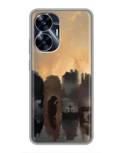 Чехол для Realme C55 с картинкой «Дорога к вере»