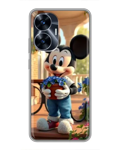 Чехол для Realme C55 с картинкой «Микки садовод» Чехол для Realme C55 с картинкой «Микки садовод»