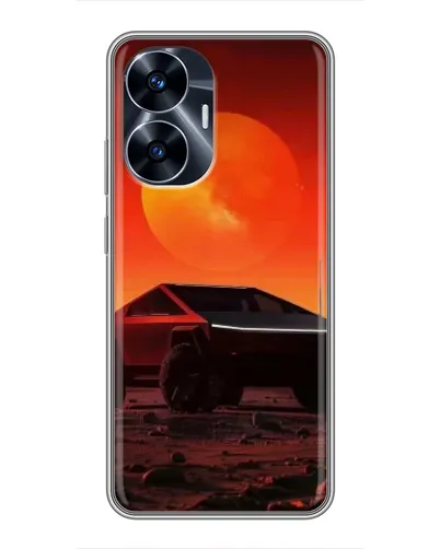 Чехол для Realme C55 с картинкой «Cybertruck на Марсе» Чехол для Realme C55 с картинкой «Cybertruck на Марсе»