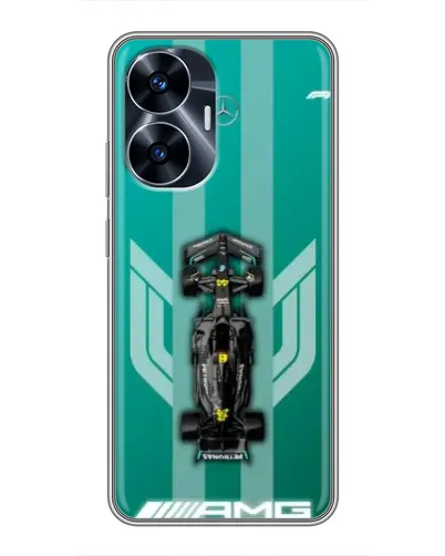 Чехол для Realme C55 с картинкой «Mercedes AMG Petronas»