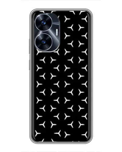Чехол для Realme C55 с картинкой «Mercedes паттерн звезд» Чехол для Realme C55 с картинкой «Mercedes паттерн звезд»