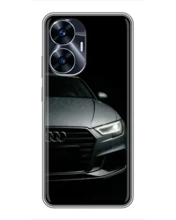 Чохол для Realme C55 з картинкою «Audi — деталізація кузова»
