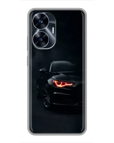 Чехол для Realme C55 с картинкой «Audi — хищный взгляд»
