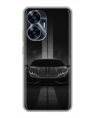 Чохол для Realme C55 з картинкою «Lamborghini симетрія доріг»
