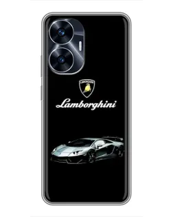 Чохол для Realme C55 з картинкою «Логотип Lamborghini класика»